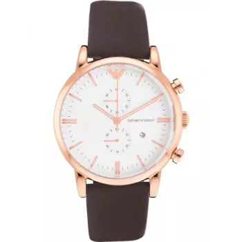 Armani vyrų laikrodis AR1936 43mm nerūdijančio plieno kvarcinis chronografas
