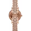 ARMANI Women's AR11244 Gianni T-Bar Quartz Analog Watch 32mm Rose Gold-tone Stainless Steel