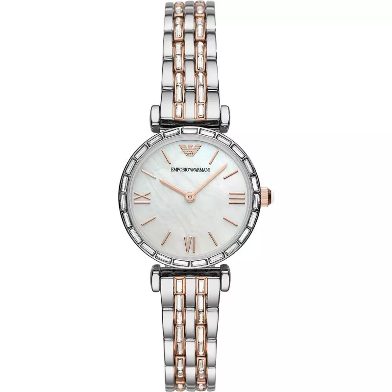 ARMANI Women's AR11290 Quartz Analog Watch 28mm Stainless Steel Silver
