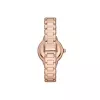 ARMANI Moteriškas AR11523 Gianni T-Bar Kvarcinis Laikrodis 32mm Rožinis Auksas Nerūdijantis Plienas