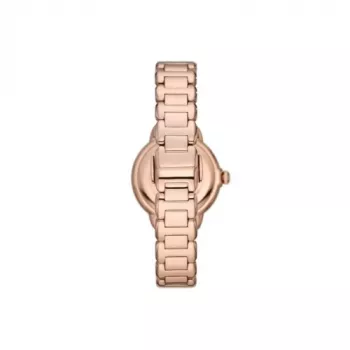 ARMANI Moteriškas AR11523 Gianni T-Bar Kvarcinis Laikrodis 32mm Rožinis Auksas Nerūdijantis Plienas