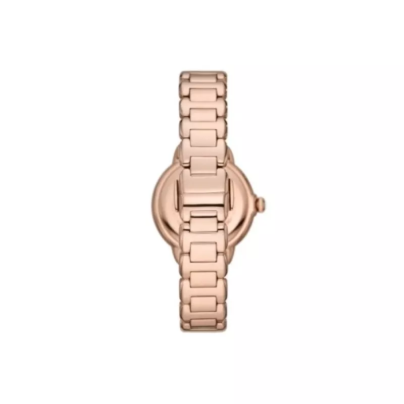 ARMANI Moteriškas AR11523 Gianni T-Bar Kvarcinis Laikrodis 32mm Rožinis Auksas Nerūdijantis Plienas