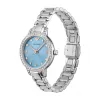 ARMANI moteriškas AR11585 nerūdijančio plieno kvarcinis laikrodis 32mm sidabrinis ciferblatas