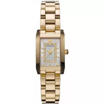 ARMANI Women's AR3172 Quartz Analog Wristwatch 20 mm Stainless Steel Rose Gold-tone