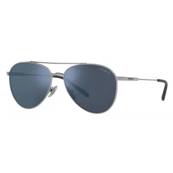 ARNETTE AN3085-736-55 Stačiakampiai Akiniai nuo Saulės Matinė Juoda Tamsiai Pilka 58mm Vyriški