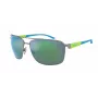 ARNETTE AN3089-745-8N Vyriški stačiakampiai akiniai nuo saulės matinė juoda tamsiai pilka 65mm