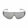 ARNETTE AN4264 Unisex akiniai su matiniu juodu rėmeliu ir tamsiai pilkais sidabriniais veidrodiniais lęšiais 135mm