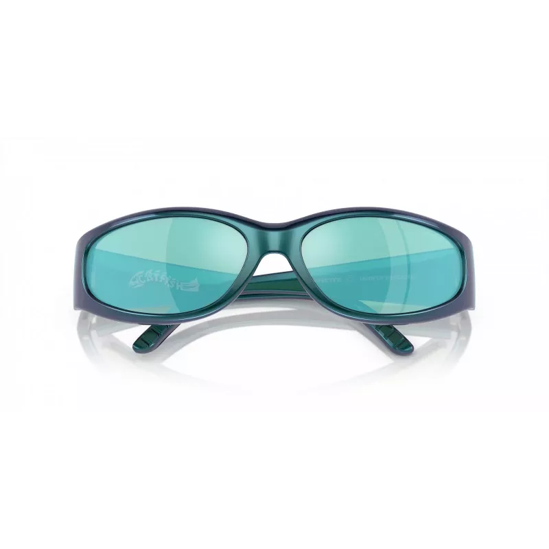 ARNETTE AN4302-290925 Vyriški stačiakampiai akiniai nuo saulės, matinio juodo rėmo, pilki lęšiai, 62 mm