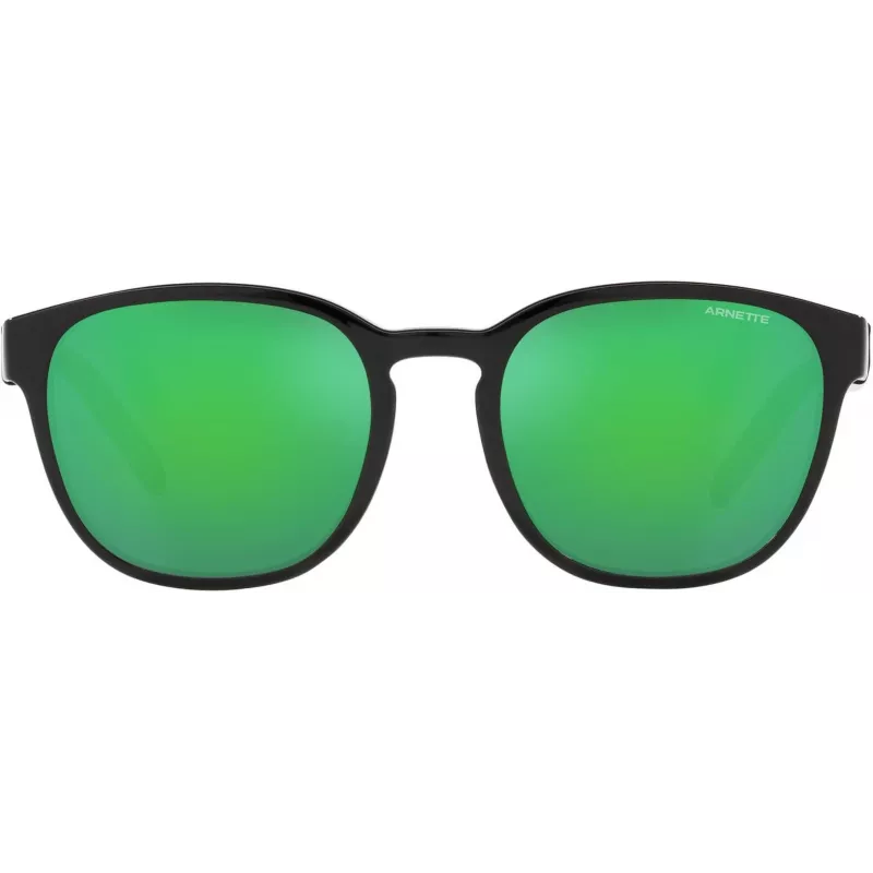 Arnette AN43192871F25 Unisex stačiakampiai akiniai nuo saulės, matinio juodo rėmo, pilki lęšiai, 53-20-145 mm