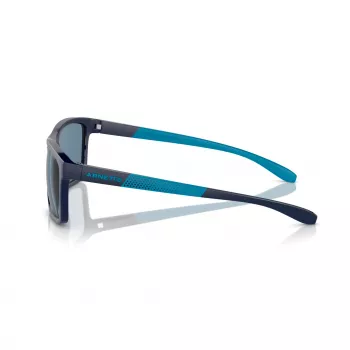 ARNETTE AN4328U27622V Vyriški akiniai nuo saulės Matiniai juodi Tamsiai pilki veidrodiniai sidabriniai 58mm