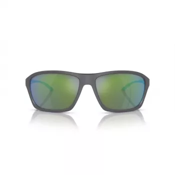 ARNETTE AN4329-28538N Unisex akiniai, stačiakampiai, matinio juodo rėmelio, tamsiai pilki lęšiai, 63/17/130 mm