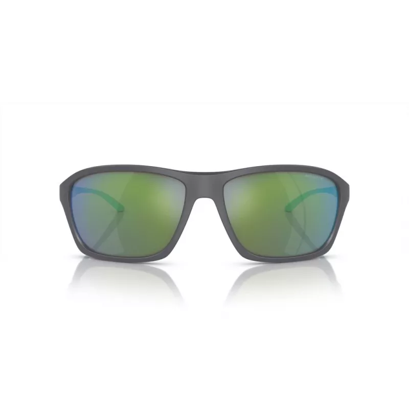 ARNETTE AN4329-28538N Unisex akiniai, stačiakampiai, matinio juodo rėmelio, tamsiai pilki lęšiai, 63/17/130 mm