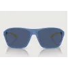 ARNETTE AN4329-290280 Vyriški stačiakampiai poliarizuoti akiniai nuo saulės, matiniai juodi/pilki, 63 mm