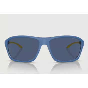 ARNETTE AN4329-290280 Vyriški stačiakampiai poliarizuoti akiniai nuo saulės, matiniai juodi/pilki, 63 mm