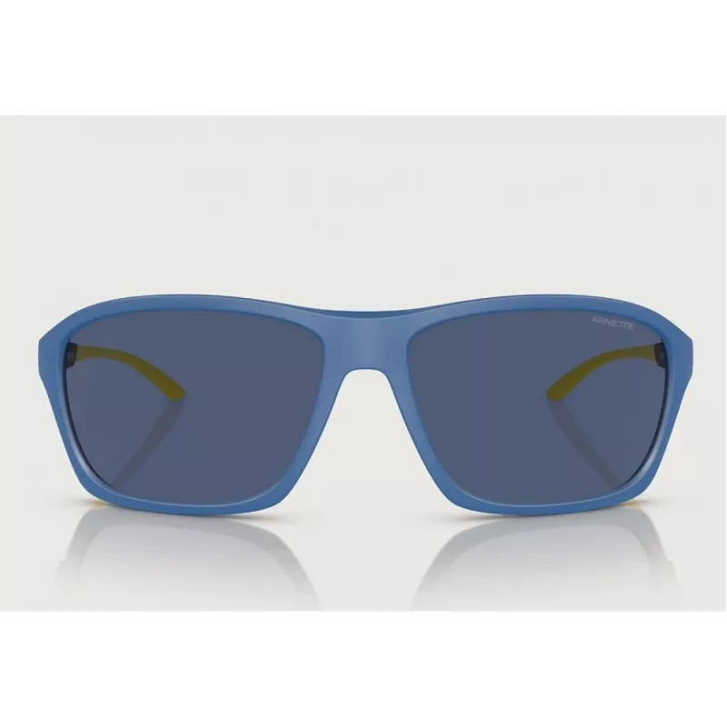 ARNETTE AN4329-290280 Vyriški stačiakampiai poliarizuoti akiniai nuo saulės, matiniai juodi/pilki, 63 mm