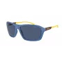 ARNETTE AN4329-290280 Vyriški stačiakampiai poliarizuoti akiniai nuo saulės, matiniai juodi/pilki, 63 mm