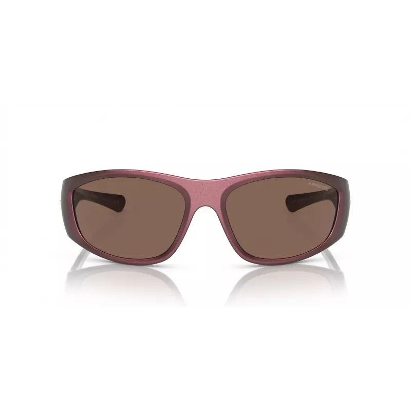 ARNETTE AN4331-292773 Vyriški stačiakampiai akiniai nuo saulės, matiniai juodi, tamsiai pilki, 64 mm