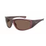 ARNETTE AN4331-292773 Vyriški stačiakampiai akiniai nuo saulės, matiniai juodi, tamsiai pilki, 64 mm