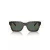 ARNETTE AN4334-122271 Vyriški stačiakampiai akiniai nuo saulės, matinio juodo rėmelio, tamsiai pilki veidrodiniai sidabriniai lęšiai, 64/18/130 mm