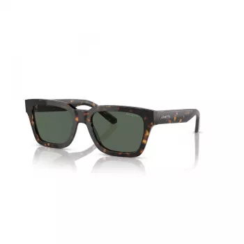 ARNETTE AN4334-122271 Vyriški stačiakampiai akiniai nuo saulės, matinio juodo rėmelio, tamsiai pilki veidrodiniai sidabriniai lęšiai, 64/18/130 mm