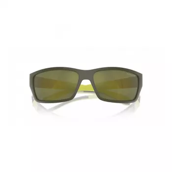 ARNETTE AN4336-28546R Vyriški matiniai juodi akiniai nuo saulės su tamsiai pilkais polikarbonatiniais lęšiais