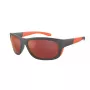 ARNETTE AN4337-28706Q Vyriški stačiakampiai akiniai nuo saulės, matiniai juodi, pilki veidrodiniai, 63 mm