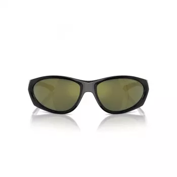 Arnette AN4342-29476R Unisex akiniai nuo saulės, matinio juodo rėmelio, tamsiai pilki veidrodiniai sidabriniai lęšiai, 62 mm lęšio plotis