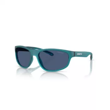 Vyriški akiniai nuo saulės Arnette AN4351-296880, matiniai juodi, pilki, stačiakampiai, pilnas rėmelis, 56 mm