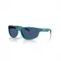 Vyriški akiniai nuo saulės Arnette AN4351-296880, matiniai juodi, pilki, stačiakampiai, pilnas rėmelis, 56 mm