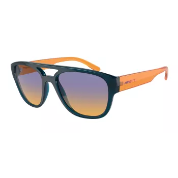 ARNETTE Vyriški akiniai nuo saulės AN4327-29012H Stačiakampis Matinis Juodas Rėmas Pilki Poliarizuoti Lęšiai 56mm