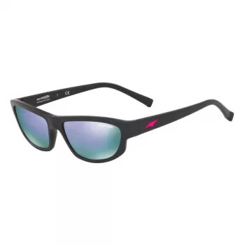 ARNETTE Unisex akiniai nuo saulės AN4260-014V56 Matinė juoda rėmelis Pilki veidrodiniai lęšiai 55 mm