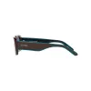 ARNETTE Unisex akiniai nuo saulės AN431812382W5 Matinė juoda Tamsiai pilka veidrodiniai sidabriniai 53mm