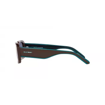 ARNETTE Unisex akiniai nuo saulės AN431812382W5 Matinė juoda Tamsiai pilka veidrodiniai sidabriniai 53mm