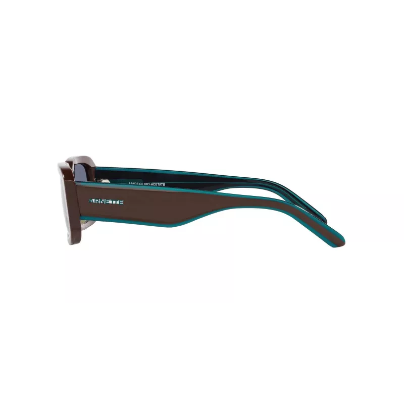 ARNETTE Unisex akiniai nuo saulės AN431812382W5 Matinė juoda Tamsiai pilka veidrodiniai sidabriniai 53mm