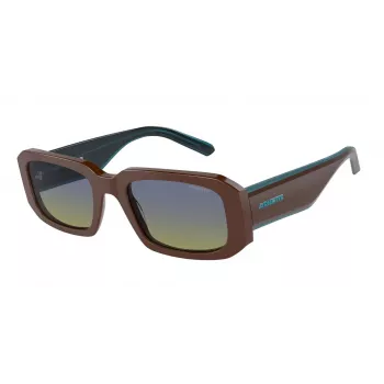 ARNETTE Unisex akiniai nuo saulės AN431812382W5 Matinė juoda Tamsiai pilka veidrodiniai sidabriniai 53mm