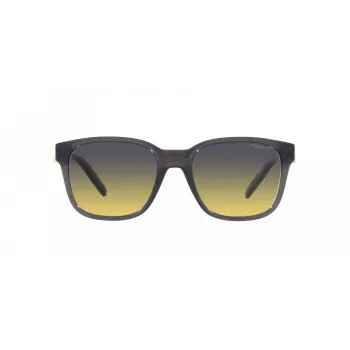ARNETTE Unisex akiniai nuo saulės AN432027862Q5 - Stačiakampis matinis juodas propionato rėmelis su poliarizuotais tamsiai pilkais polikarbonato lęšiais - 55/19/145 mm