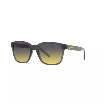 ARNETTE Unisex akiniai nuo saulės AN432027862Q5 - Stačiakampis matinis juodas propionato rėmelis su poliarizuotais tamsiai pilkais polikarbonato lęšiais - 55/19/145 mm