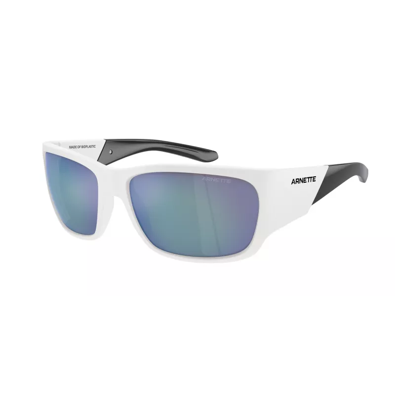ARNETTE Unisex akiniai nuo saulės AN43242863Y76 - Matinis juodas rėmelis, tamsiai pilki veidrodiniai sidabriniai lęšiai, 61 mm