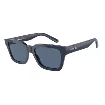 ARNETTE Unisex akiniai nuo saulės AN4334-122180 Matinis juodas rėmelis Pilki veidrodiniai sidabriniai lęšiai 53mm