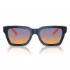 ARNETTE Unisex akiniai nuo saulės AN4334-12422H Matinė juoda Stačiakampiai Poliarizuoti 53mm