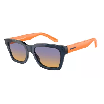 ARNETTE Unisex akiniai nuo saulės AN4334-12422H Matinė juoda Stačiakampiai Poliarizuoti 53mm