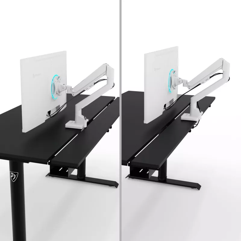 Arozzi Arena Nordico Electric Standing Desk – Dual Motor, 160x80 cm, Juoda