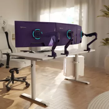 Arozzi Nova 27 colių IPS QHD 16:9 žaidimų monitorius, 2560x1440, 180Hz, 1ms, 2xHDMI, violetinis