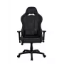 Arozzi Torretta Soft Fabric Žaidimų kėdė – Pure Black, Metal Frame, Class 4 Gas Lift, 3D Porankiai