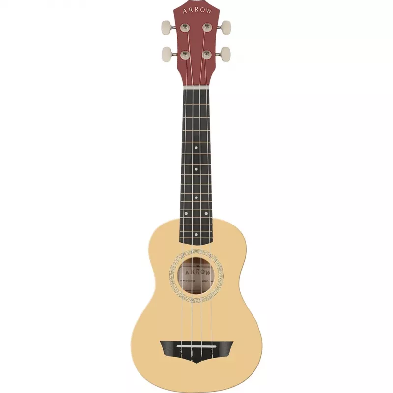 Arrow PB10 NA Soprano Natural Ukulele su dėklu