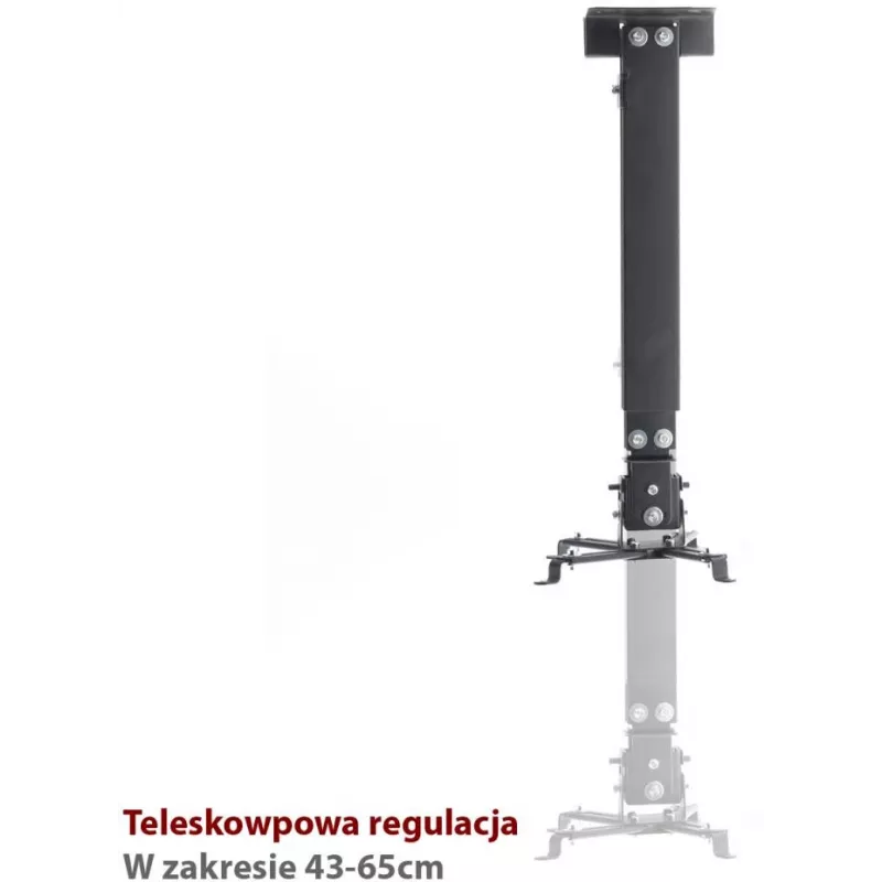 ART P-108 2-in-1 lubų/sienos projektoriaus laikiklis, universalus, 15 kg, sidabrinis