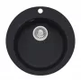 ART Sink Kitchen + Siphon 9811091 Black Granite Composite