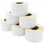 ARTDEV Thermal Transfer Label Roll 50 x 20mm, 85mm OD, 40mm Core, 1500 Labels/Roll, White Paper