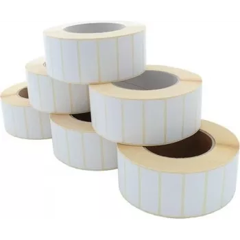 ARTDEV Thermal Transfer Label Roll 50x20mm, 3000 Labels, White, 76mm Core, 135mm OD
