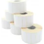 ARTDEV Terminio Perdavimo Etikečių Ritinėlis 60x20mm, 110mm Ritinėlio Skersmuo, 40mm Šerdis, 2600 Etikečių/Ritinėlyje, Baltos, Popierinės, Nuolatiniai Klijai